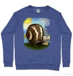 Bluza ADLER barbat I stay home 2 Albastru melanj