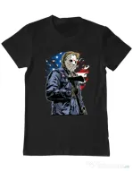 Tricou ADLER barbat American killer Negru