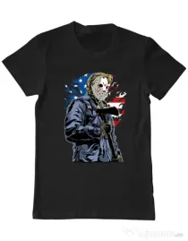 Tricou ADLER barbat American killer Negru
