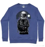 Bluza ADLER barbat Astronaut rebel Albastru melanj