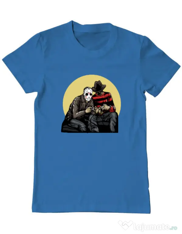 Tricou ADLER barbat Gamers Albastru azuriu