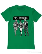 Tricou ADLER barbat No future Verde mediu