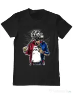 Tricou ADLER barbat Suicide gas mask Negru