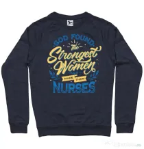 Bluza ADLER barbat Strongest women Denim inchis