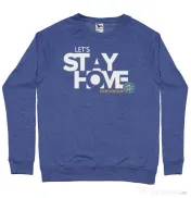 Bluza ADLER barbat Stay home Albastru melanj 