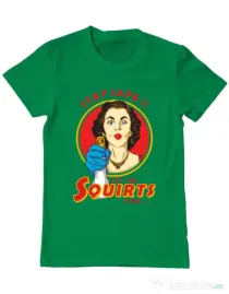 Tricou ADLER barbat Squirts Verde mediu