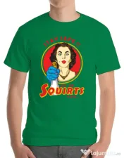 Tricou ADLER barbat Squirts Verde mediu