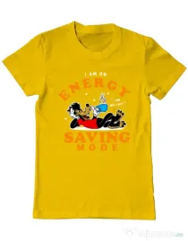 Tricou ADLER barbat Energy saving mode Galben