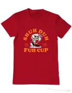 Tricou ADLER barbat Shut the fuh cup Rosu