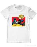 Tricou ADLER barbat Stay home Robin Alb