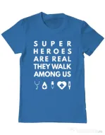 Tricou ADLER barbat Medical heroes Albastru azuriu