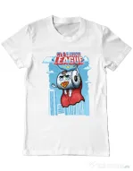 Tricou ADLER barbat Cleaning league toilet paper Alb