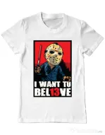 Tricou ADLER barbat Believe Jason Alb
