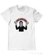 Tricou ADLER barbat I hate everything Alb
