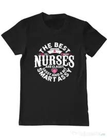 Tricou ADLER barbat Best nurses Negru