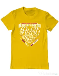 Tricou ADLER barbat Nurse practicioner Galben