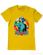 Tricou ADLER barbat Strong nurse Galben