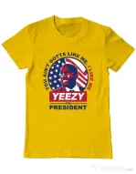 Tricou ADLER barbat I like me Galben