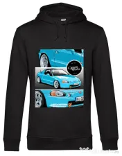 Hoodie barbat cu gluga Del Sol Negru 