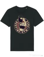 Tricou STANLEY STELLA barbat Resting gym face Negru