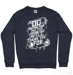 Bluza ADLER barbat Do something today Denim inchis
