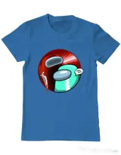 Tricou ADLER barbat Behind you Albastru azuriu 