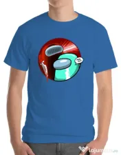 Tricou ADLER barbat Behind you Albastru azuriu 