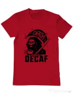 Tricou ADLER barbat Decaf Rosu