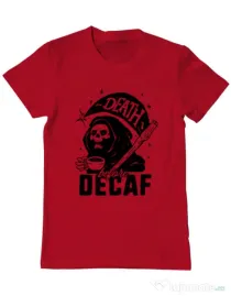 Tricou ADLER barbat Decaf Rosu