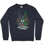 Bluza ADLER barbat Helloney tunes Denim inchis