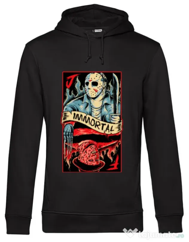 Hoodie barbat cu gluga Immortal Negru