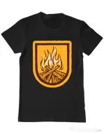Tricou ADLER barbat Bonfire Negru