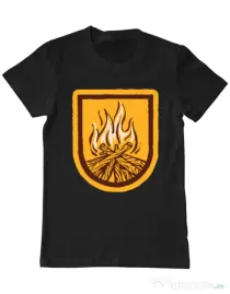 Tricou ADLER barbat Bonfire Negru