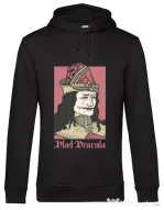 Hoodie barbat cu gluga Vlad Dracula Negru