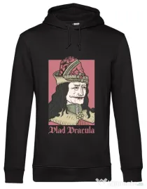 Hoodie barbat cu gluga Vlad Dracula Negru