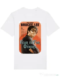 Tricou STANLEY STELLA barbat Fear is for others Alb