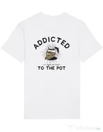 Tricou STANLEY STELLA barbat Addicted to the pot Alb