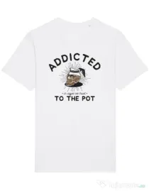 Tricou STANLEY STELLA barbat Addicted to the pot Alb