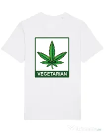 Tricou STANLEY STELLA barbat Vegetarian Alb
