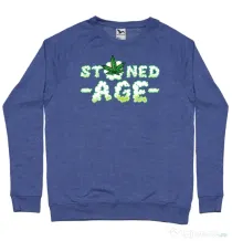Bluza ADLER barbat Stoned age Albastru melanj