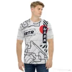Tricou barbati all over Cyber