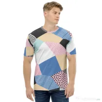 Tricou barbati all over Offline