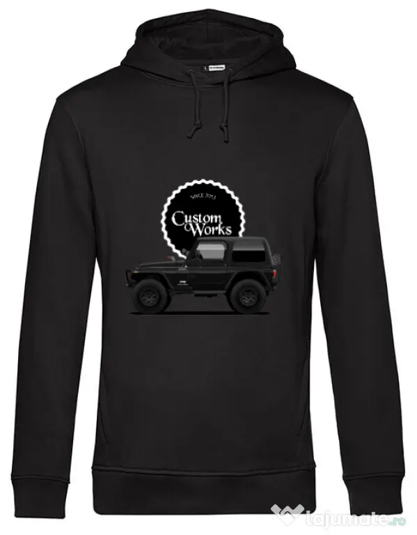 Hoodie barbat cu gluga Wrangler Negru