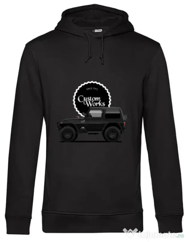 Hoodie barbat cu gluga Wrangler Negru