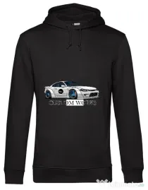 Hoodie barbat cu gluga S15 Rocket Bunny Negru