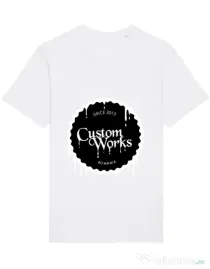Tricou STANLEY STELLA barbat Big CW Logo Alb