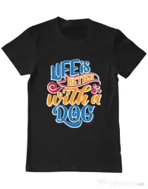 Tricou personalizat barbat Custom design Negru