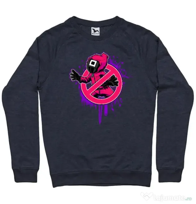 Bluza personalizata barbat Squid Game 2 Denim inchis