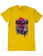 Tricou personalizat barbat Squid Game 3 Galben