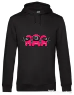 Hanorac barbat cu gluga Squid Squad Negru
